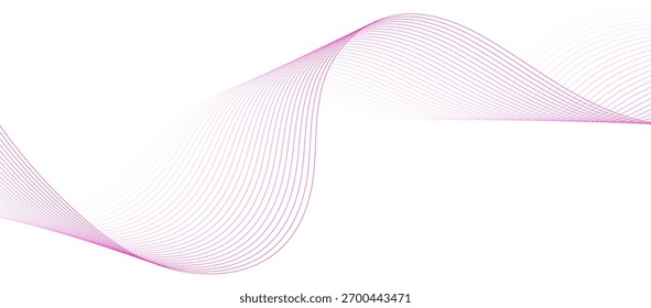 Fondo abstracto púrpura con ondas suaves que fluyen y transiciones de gradiente, creando una atmósfera de ensueño y elegante.