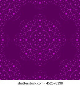 Purple abstract background, striped textured geometric seamless pattern