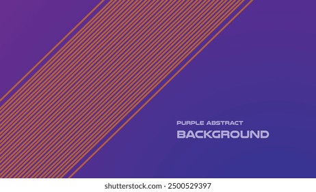 Purple abstract background with stripes line for backdrop or presentation