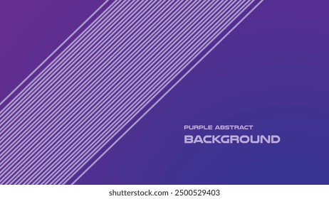 Purple abstract background with stripes line for backdrop or presentation