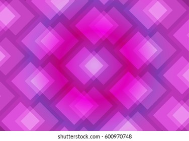 Purple abstract background vector art of overlap of colorful squares.