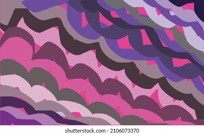 Purple Abstract Background Vector Illustration isolated on white