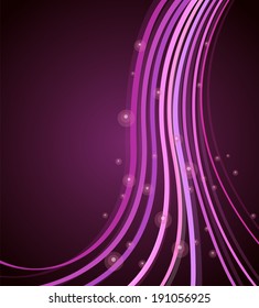 Purple abstract background with wave - abstract background