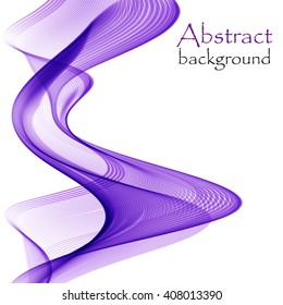 Purple abstract background with wave