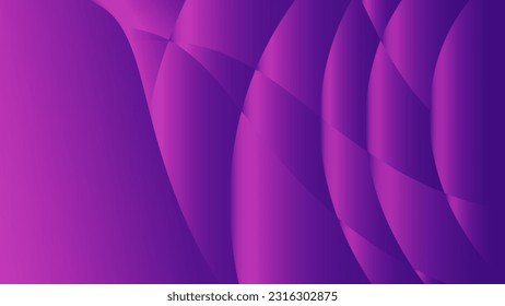 Fondo púrpura abstracto, gráfico ondulado, vector geométrico, textura mínima, fondo web, diseño de cubierta púrpura, plantilla de volante, pancarta, decoración de pared, papel pintado, diseño de fondo púrpura