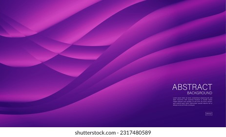 Purple abstract background, wave graphic, Geometric vector, Minimal Texture, web background, purple cover design, flyer template, banner, wall decoration, wallpaper, purple background design