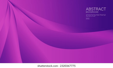 Fondo púrpura abstracto, gráfico ondulado, vector geométrico, textura mínima, fondo web, diseño de cubierta púrpura, plantilla de volante, pancarta, decoración de pared, papel pintado, diseño de fondo púrpura