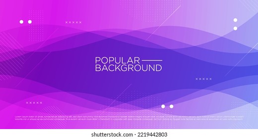 fondo abstracto púrpura con fondo de estilo líquido ondulante. fondo creativo fresco y colorido.vector Eps10