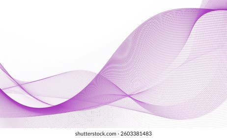 purple abstract background with wavy lines blend effect