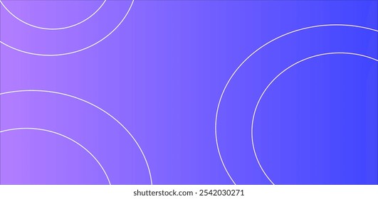 Purple abstract background with white lines , circle design