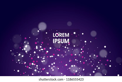 purple abstract bokeh background vector