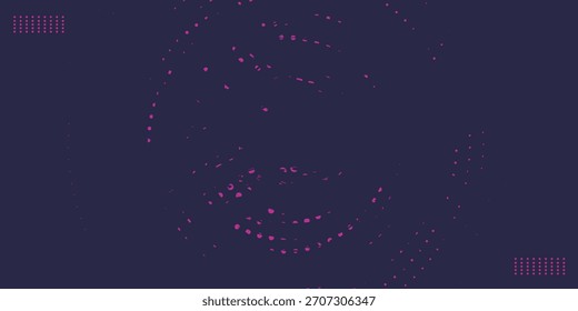 Fondo de color Abstractas púrpura con puntos de onda futurista. Fondo de Vector moderno con ondas dinámicas. ilustración