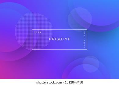 PURPLE, Abstract cool background. Circle shape, wavy, dynamic background, gradient color, flowing shapes. Blur banner design,. Usable for landing page. Trendy and modern background color.