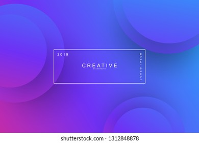 PURPLE, Abstract cool background. Circle shape, wavy, dynamic background, gradient color, flowing shapes. Blur banner design,. Usable for landing page. Trendy and modern background color.