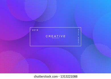PURPLE, Abstract cool background. Circle shape, wavy, dynamic background, gradient color, flowing shapes. Blur banner design,. Usable for landing page. Trendy and modern background color.