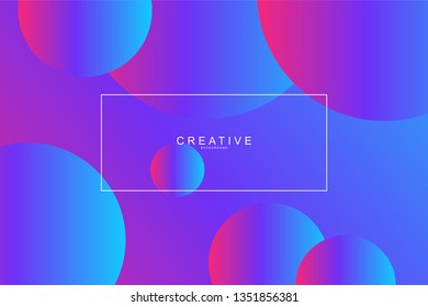 PURPLE, Abstract cool background. Circle shape, wavy, dynamic background, gradient color, flowing shapes. Blur banner design,. Usable for landing page. Trendy and modern background color.