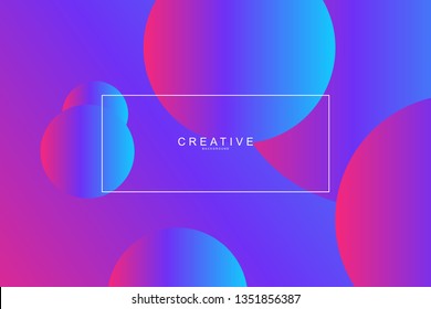 PURPLE, Abstract cool background. Circle shape, wavy, dynamic background, gradient color, flowing shapes. Blur banner design,. Usable for landing page. Trendy and modern background color.