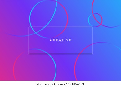 PURPLE, Abstract cool background. Circle shape, wavy, dynamic background, gradient color, flowing shapes. Blur banner design,. Usable for landing page. Trendy and modern background color.