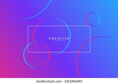 PURPLE, Abstract cool background. Circle shape, wavy, dynamic background, gradient color, flowing shapes. Blur banner design,. Usable for landing page. Trendy and modern background color.