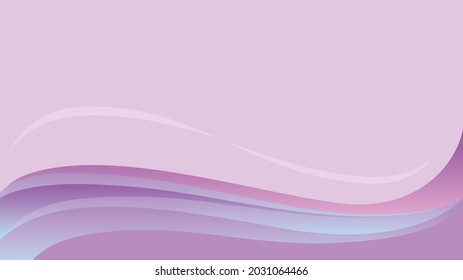 purple abstract curve pattern background with copy space, Wave Abstract Background. For Design Flyer, Banner, Landing Page. Vector Illustration with Color Gradient
