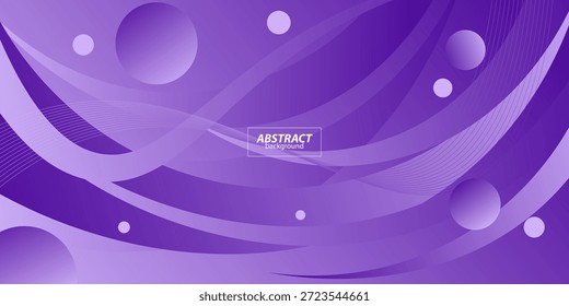 Patrón de fondo curvo abstracto púrpura. Diseño de forma superpuesta simple y fluida. Diseño fresco del elemento de la línea de onda del Anuncio. Vector eps10