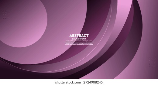Purple abstract curved pattern background. Simple and elegant banner concept element design. Trendy background style. Vector eps10.
