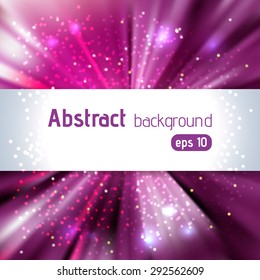 Purple abstract explosion. EPS 10 vector file included