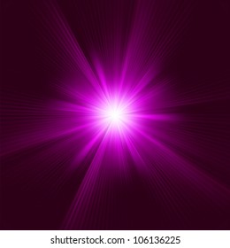 Purple abstract explosion. EPS 8 vector file included