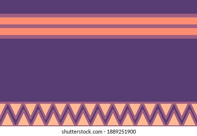 Purple abstract fabric pattern Orange triangle shape