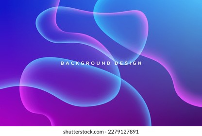 fondo de luz azul y rosa de flujo abstracto púrpura. fondo dinámico creativo y moderno. vector eps10