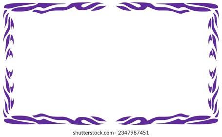 Purple abstract framed background illustration. Perfect for wallpaper frames, book covers, invitations, greeting cards, websites