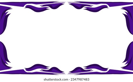 Purple abstract framed background illustration. Perfect for wallpaper frames, book covers, invitations, greeting cards, websites
