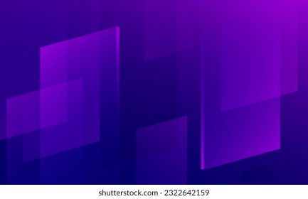 Purple abstract geometric background. Dynamic shapes composition. Vector illustration