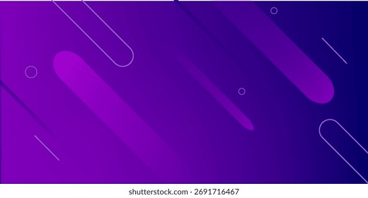 Fundo geométrico abstrato roxo. Composição de formas dinâmicas. Ilustração vetorial