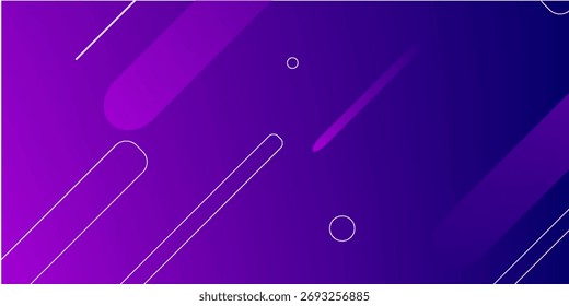 Fondo geométrico abstracto púrpura. Composición de Formas dinámicas. Ilustración vectorial