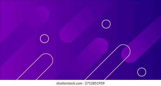 Purple abstract geometric background. Dynamic shapes composition.