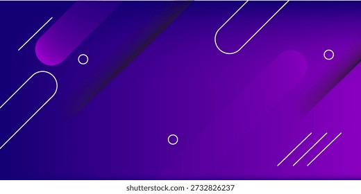 Purple abstract geometric background. Dynamic shapes composition. Vector illustration