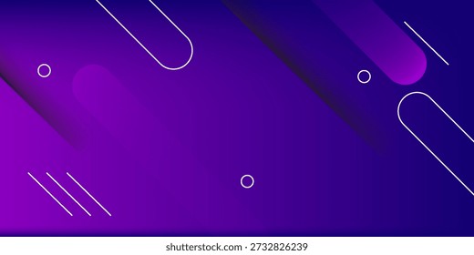 Fondo geométrico abstracto púrpura. Composición dinámica de Formas. Ilustración vectorial