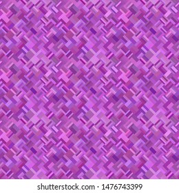 Purple abstract geometric diagonal rectangle tile mosaic pattern background - repeatable graphic