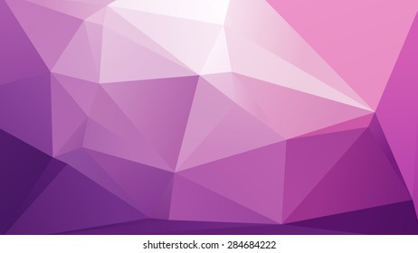 Purple abstract geometric  low poly background vector