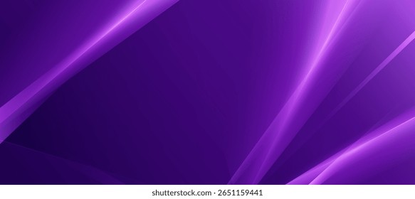 Purple abstract geometric luxury background vector. Social ads banner or Landing page.