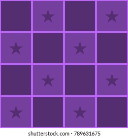 Purple abstract geometric seamless pattern.