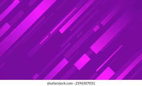 Purple abstract geometric shapes design element background. Gradient purple tones with modern diagonal lines and rounded geometric forms
