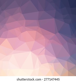 Purple abstract geometric triangulation low poly vector design graphic background