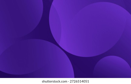 Fondo Abstractas púrpura del gradiente con las Formas circulares suaves