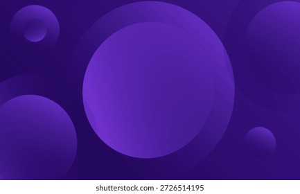 Fondo Abstractas púrpura del gradiente con las Formas circulares suaves