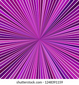 Purple abstract hypnotic ray burst stripe background - vector explosion graphic design