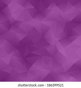 Purple abstract irregular triangle pattern background - vector version 