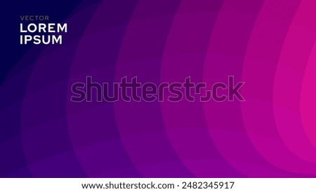 Purple Abstract Minimal Business or Tech Science Presentation Background. Research or Tech Innovation Online Webinar Presentation Event Backdrop. Conference or Forum Vector Illustration.