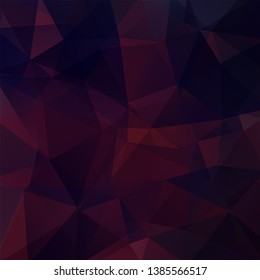 Purple abstract mosaic background. Triangle geometric background. Design elements. Vector illustration